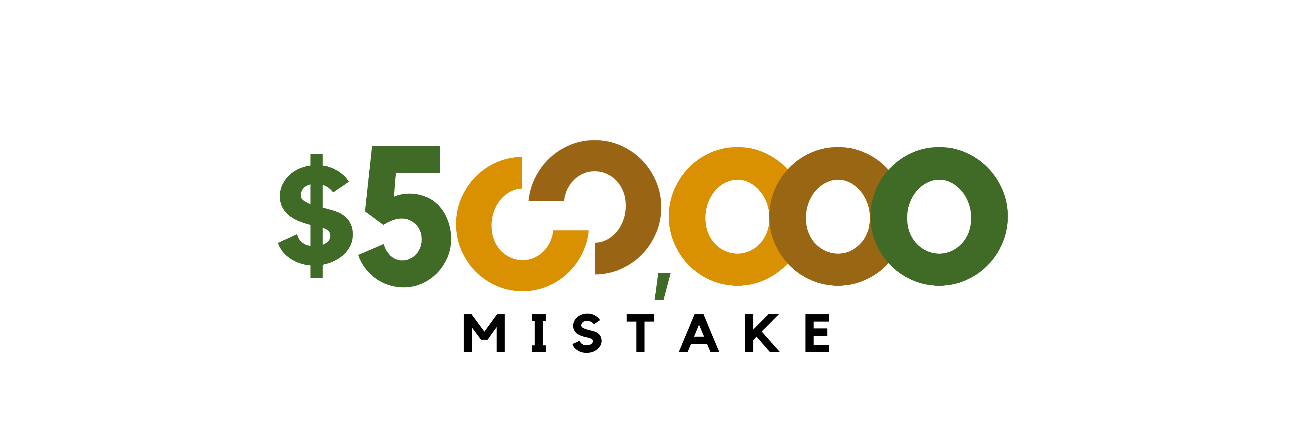 $500k Mistake logo