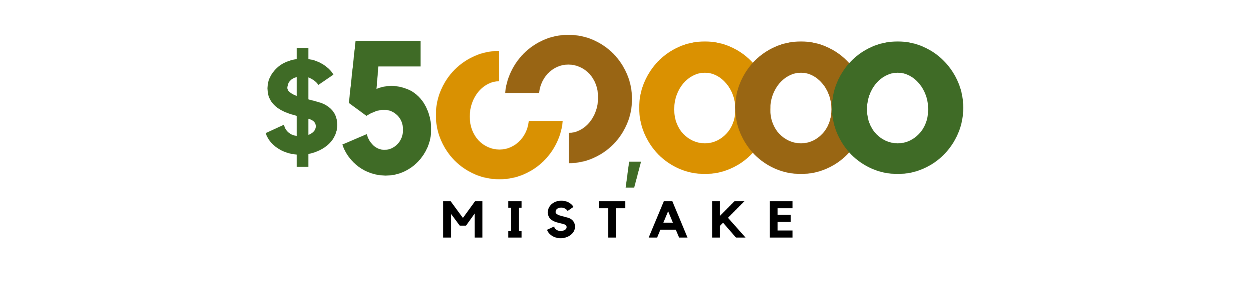 $500k Mistake logo